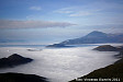 Panorama su Cassino con nebbia